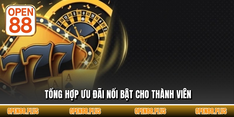 Tổng hợp ưu đãi nổi bật cho thành viên